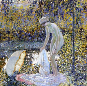 Bader, ca. 1907-14 door Frederick Carl Frieseke